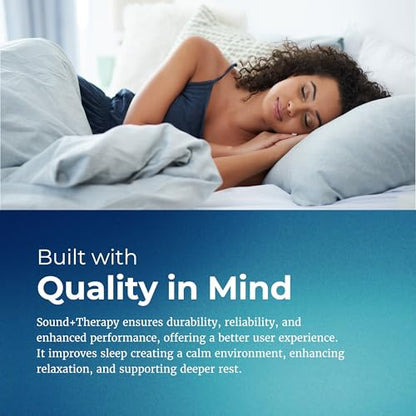 Adaptive Sound Technologies Sound + Therapy - Comprehensive Therapy Experience for Optimal Sleep Environment - Gamma Light & Soothing Noise - Precision Volume Dial - Relaxation Support