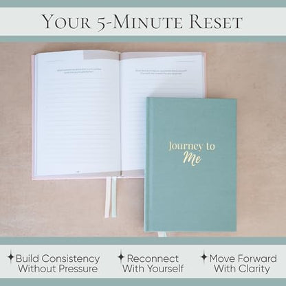 Guided Daily Journal for Women with Prompts | Self Love, Self Care, Wellness & Mindfulness for Personal Growth | 150+ Reflection Exercises for Clarity | 5 Month Undated A5 Hardcover (Green) - color: Green