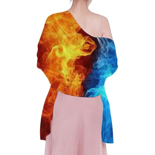 Fashion Travel Swimwear Bikini Wrap All Seasons Chiffon Scarf Beach Yarn Shawl - color: Color974