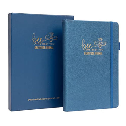 Gratitude Journal For Women - Guided Daily Journals For Self Care , Health , Wellness , Discovery , Mindfulness , With Personal Reflection Prompts , Positive Quotes & Affirmations - color: Blue Shimmer