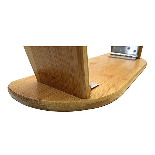 Mindful and Modern Folding Meditation Bench with Locking Magnetic Hinges - Bonus Portable Travel Carry Bag - Ergonomic Bamboo Yoga Stool