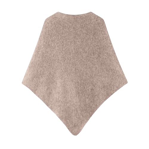 Pashmina Shawl Wraps for Women Knitted Shawls Scarf Solid Color Lightweight Poncho Wrap Tops Fall Winter Clothing - color: Khaki