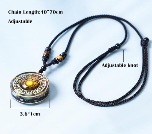 Day Day Up 7 Chakra Gemstone Reiki Energy Crystals Chakra Orgonite Pendant Necklace For Good Luck Yoga Meditation Jewelry - style: Style 2