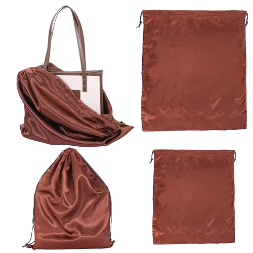 2PCS Dustproof Storage Bags with Drawstring Closure, Large & Middle Daily Travel Storage Pouch, Purse Dust Bags for Storages, Dust Cover Bag for Handbags Purses Shoes Boots