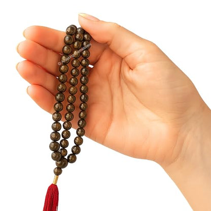 Amazing Gemstone Bronzite Mala Beads - 108 Prayer Beads for Meditation and Mindfulness Practice, Handcrafted Mala Beads with Natural Gemstones for Spiritual Healing and Relaxation (Plain) - color: Bronzite, style: Plain