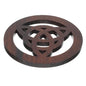 Altar Tile Pentacle Decor for Spiritual Ceremonies and Home Decoration Wood Ritual Object for Altar Supply and Religious Use