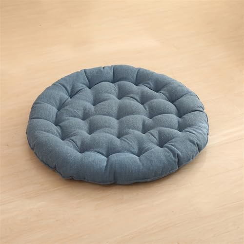 Lifup 29.5'' Floor Pillow Cushions Large Round, 2" Thick Tufted Floor Seat for Classroom Adult Meditation Picnic Party Seating Learning Daycare School Blue - color: Blue, size: 29.5"W x 29.5"L x 2"H