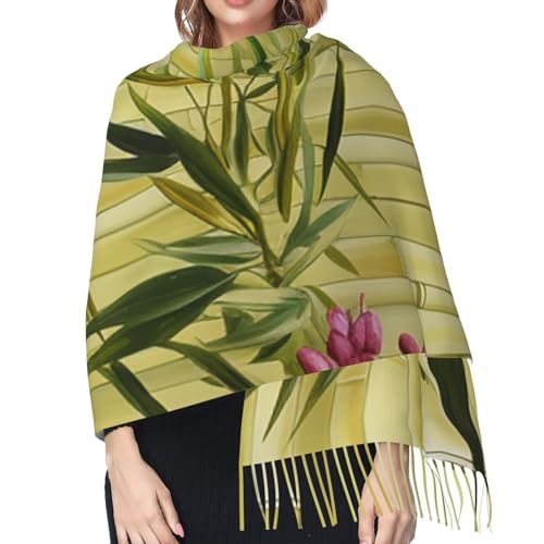 Astronaut Sitting in Yoga Chakra Scarf for Women Warm Soft Scarves Fashion Fringed Shawl Casual Tassel Blanket Scarf - color: Blooming Flowers