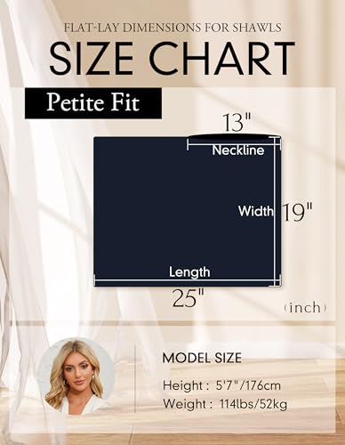 PULI Women Capri Poncho Sweater Petite Cropped Versatile Shawl Slender Frame Fit Soft Knit Wraps Cowl Neck Short Tops