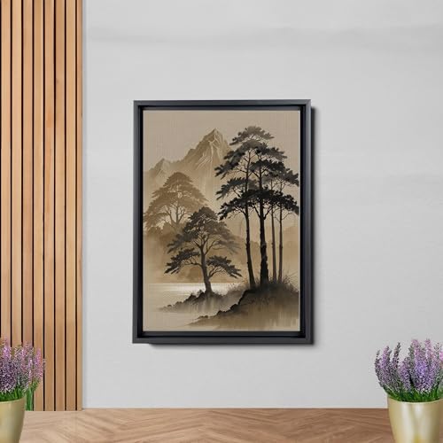 Japanese Wall Art, Minimalist Wall Art, Neutral Abstract Art, Modern Minimalist, Zen Wall Art, Zen Printed Wall Art, Japanese Art Print, Canvas, Decor