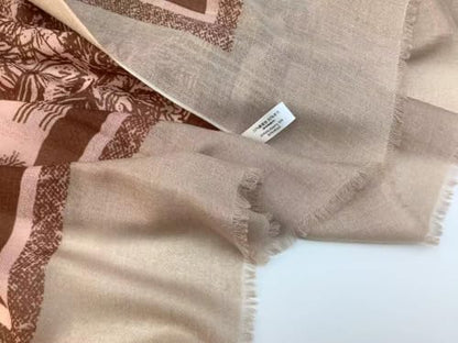 Luxury Cashmere Pashmina Style Shawl - Silk & Wool Blend Scarf, Lightweight Skin-Friendly Wrap - color: 11 Brown