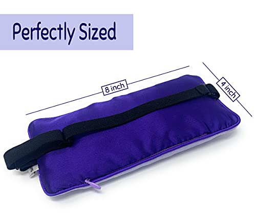 Weighted Eye Mask for Sleeping - Lavender Eye Pillow for Yoga, Meditation, Relaxation Headache, Migraine, Sinus Pain Relief