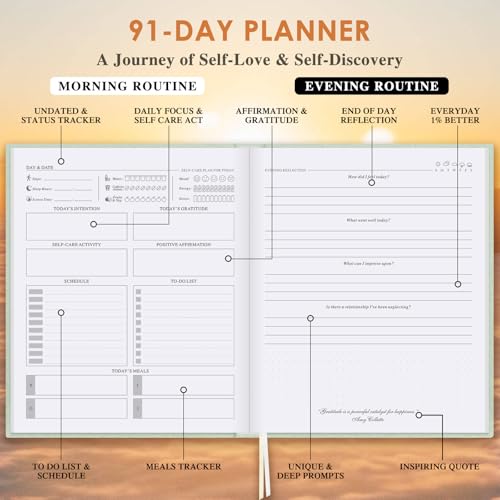 Lanpn Self Care Journal for Women, Self Love Guided Journals with Prompts, Daily Reflection Wellness & Gratitude Planner, 5 Minute Mental Health Notebook, Mindfulness Mood Log, 240 Pages, Sage Green - color: Sage Green