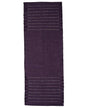 Indian Handmade 100% Organic Cotton Yoga Mat, Hand Woven Rug, Yoga Mat For Everyday Fitness at Home Comfortable Foldable Long Mat - color: Purple
