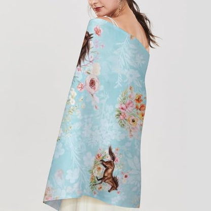 Autumn Winter Pashmina Shawls Wraps Scarf for Woman Girl - color: Picture (606)