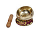 Tibetan Meditation Singing Bowl - With Mallet & Silk Cushion