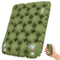 EULANT Inflatable Seat Cushion Lightweight Compact Stadium Seat Pad Camping Travel Air Seat Cushion for Airplane Hiking Bleachers Office Home Sports Events(Green) - color: Green