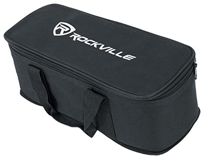 Rockville MINI RF BAG Carry Case for 5 MINI RF or IR Lights, Padded Interior, Adjustable Dividers, Perfect for Transport & Storage