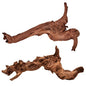 majoywoo Natural Large Driftwood for Aquarium Decor Reptile Decor, Fewer Branches 12.5-18" 2Pcs - size: Mopani Driftwood 12.5 to 18 Inch (Pack of 2)