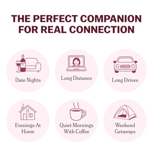 TALES 150 Conversation Starter Cards, Couples Edition, Prompts for Deeper Connection, Games for Adults, Date Night Ideas, Anniversaries, and Quality Time Together - color: Couples Edition