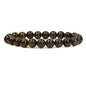Angelstones Handmade Natural Healing Gemstone 8mm Round Beads Stretch Crystal Bracelet 7 Inch Unisex