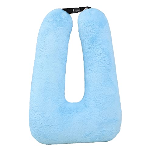 Travel Pillow Car Pillow(28x18in) U Shaped Cushion Pillow, Long Distance Travel Sleep Pillow for Head and Body Support for Adults Children (Blue) - color: Blue