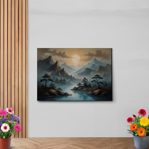 Japanese Wall Art, Minimalist Wall Art, Neutral Abstract Art, Modern Minimalist, Zen Wall Art, Zen Printed Wall Art, Japanese Art Print, Canvas Wall Art, Print