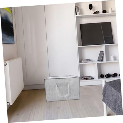 ABOOFAN Clothes Storage Bag Zipper Large Storage Bag for Wardrobe Closet Organizer Non-woven Foldable