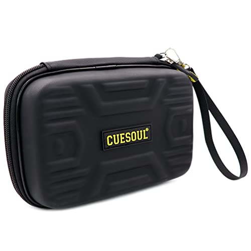 CUESOUL BEAST Dart Case Big Darts Carrying Storage for Steel Tip/Soft Tip darts and Accessories-Black - color: Black-for 6 pack