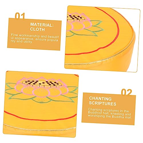 1set Meditation Cushion Seat Mat Thick Kneeling Pad for Zen Practice Comfortable Floor Cushion for Home Use for Meditation and Relaxation Activities