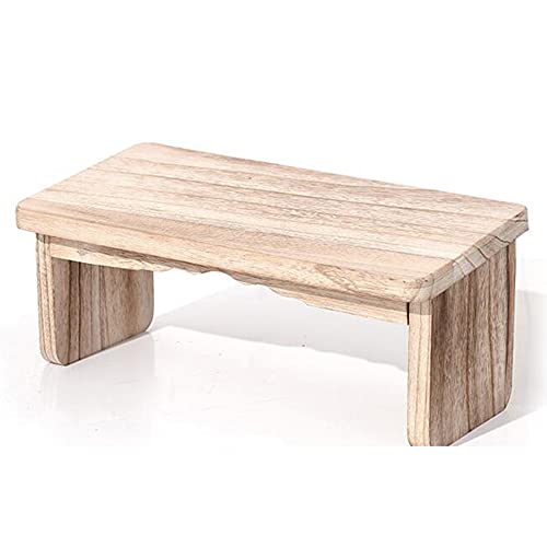 Meditation Stool, Wooden Meditation Table, Foldable Meditation Kneeling Stool, Oblique Leg Yoga Stool, for Tea Ceremony/Yoga/Child Sitting Posture Correction/A / 39.5×19.5×16cm