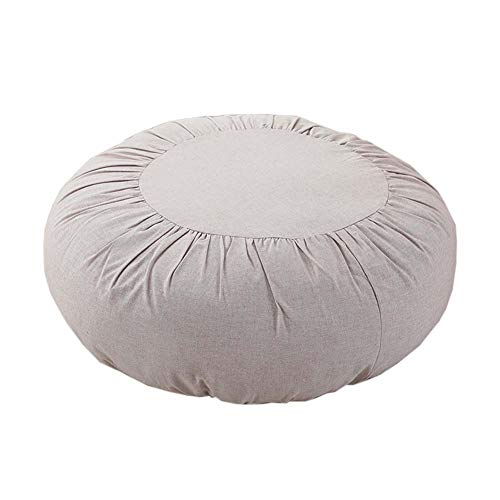 FANCY PUMPKIN Japanese Tatami Zafu Meditation Cushion Detachable Seat Cushion Floor Pillow for Bay Window, D - color: Light Pink