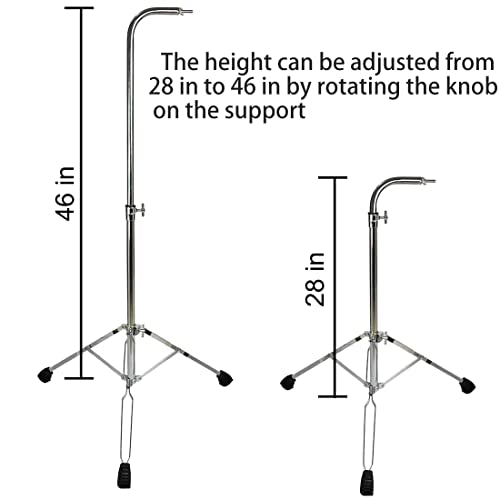 ENNBOM Adjustable Height Tripod Stand Collapsible Wind Chime Stand Mounting Stand for Bar Chime Musical Percussion