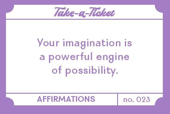 Take a Ticket: Affirmations - 200 Tear-Off Pep Talks