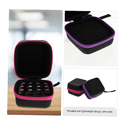 Ipetboom 1pc Portable Storage Bag Holder for Travel Outdoor Use Shockproof Eva Case Zipper for Neat Organization