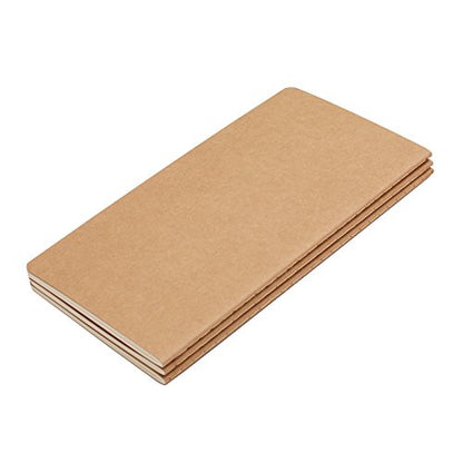 Travel Journal Set - 3 Notebooks for Unforgettable Moments - Soft Cover, Compact Size - 4.3” x 8.2” - 100gsm, 60 Ruled Pages/30 Sheets per Journal - Perfect for Travelers - size: H5, style: Ruled