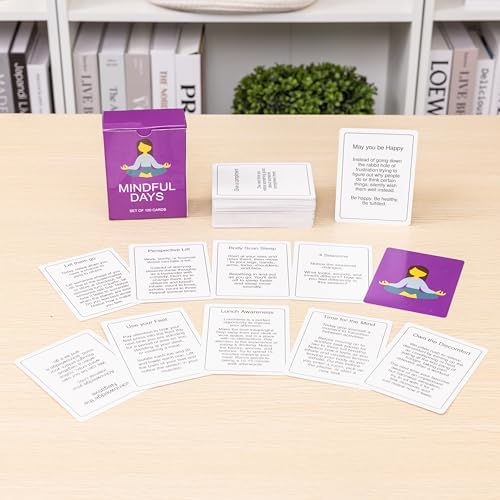 Workplace Mindfulness & Team Building Cards Mindful Work Bundle (2 Deck Set for Team Meetings, Reflection & Workplace Wellbeing)