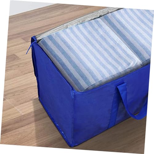 Gatuida Clothes Storage Bag Large Capacity Waterproof Oxford Cloth Zipper Handles Travel Home Sports Bag