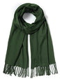 Cindy & Wendy Pashmina Shawls and Wraps Scarf for Women Soft Large Winter Shawl for Evening Dress Wedding Party - color: Dark Green Forest