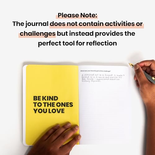 The Kindness Challenge Journal - Guided Notebook Companion for Scratch-Off | 30 Reflection Prompts for Acts of Kindness | Softcover with Writing Prompts by Jimmy Darts - style: Journal