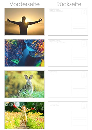 Edition Seidel Set of 50 Premium Postcards. Motivation Cards Communication Training Conversation Game Coaching Tools Landscapes Nature Feel Self-Mindfulness Sayings