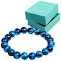 Conscious Items Spiritual Bracelets for Women & Men, Healing Crystal Bracelet with Natural Stones for Meditation, Chakra Alignment & Inner Transformation - style: Hawk's Focus