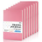 8 Pack Soft Cover Journal Bulk, Feela Notebooks College Ruled for Work, Lined Travel Journal for Women Men, Note Taking Notebook School Supplies Business Writing, 8.2” x 5.5”, A5, Pink - color: 8 Pink