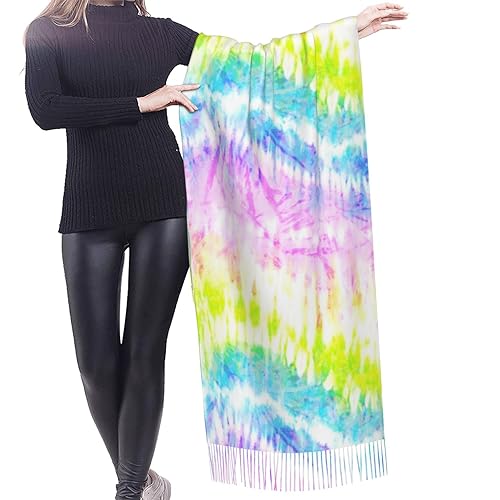 Supdreamc Cashmere Feel Scarf Soft Women Warm Cozy Scarves Multiple Colors - color: Picture (181)