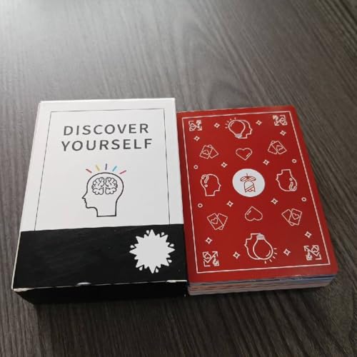 Discover Yourself Game Cards, A Tool to Recognize What You Need in Your Life, 53 Prompts, Gift for Friends