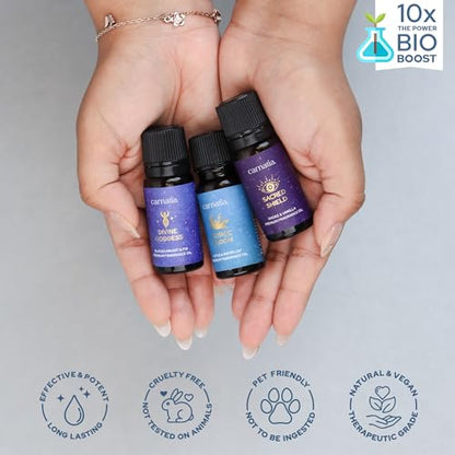Starry Spell Fragrance Oil Set – 6 Magical & Calming Aromatherapy Blends for Stress Relief, Relaxation & Emotional Wellness | Mystical Fragrance Oils for Diffusers, Massage & Meditation