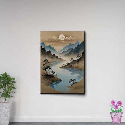 Japanese Wall Art, Minimalist Wall Art, Neutral Abstract Art, Modern Minimalist, Zen Wall Art, Zen Printed Wall Art, Japanese Art Print, Home Decor, Arts