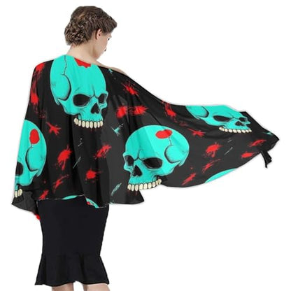 Women's Lightweight Long Scarf Thin Scarf Beach Headscarf Wimwear Bikini Wrap - color: Color632