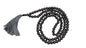 GEMSCITE Japa Mala 108 Prayer Beads Perfect for Meditation Spiritual Mala Necklace & Wrist Mala Bracelet - color: Hematite, size: Without Knots