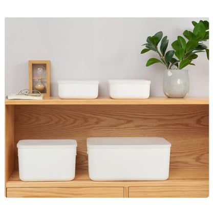 HBJWOV The Clothing Storage Box Has Covered Household Sundries Sorting Storage Box Multi-functional Desktop Storage